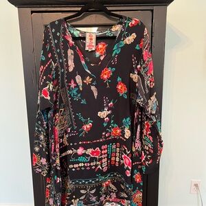 Johnny Was Multicolor Floral Tunic